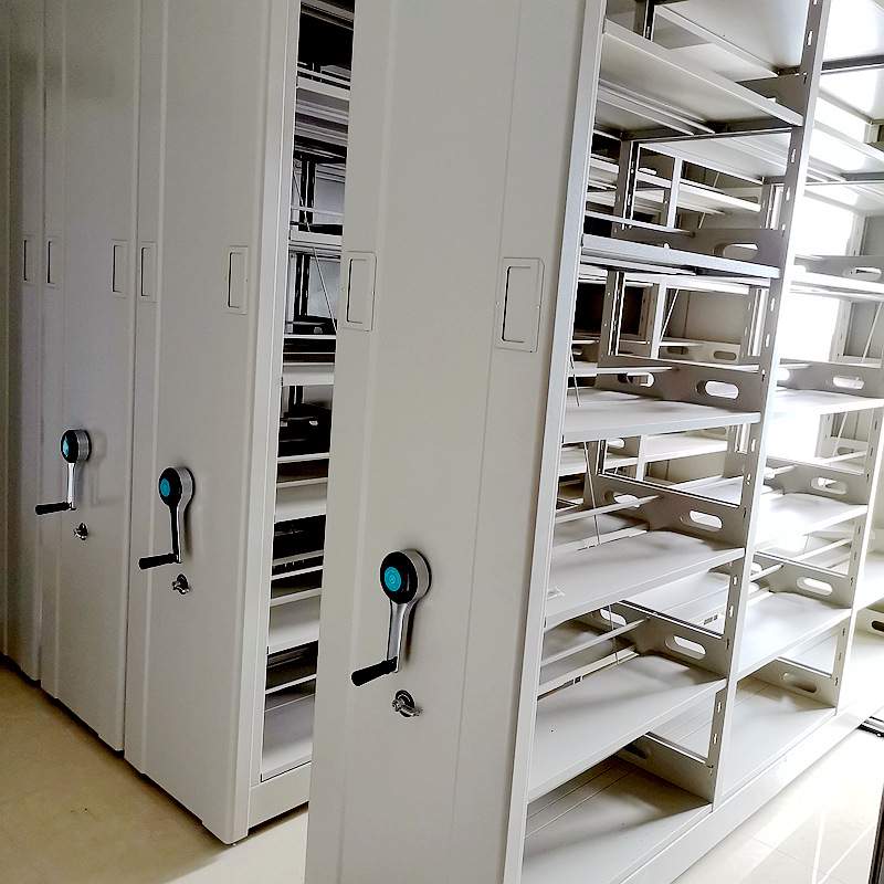 手动摇把方向盘密集架图书馆学校病例档案室密集柜详情可咨询