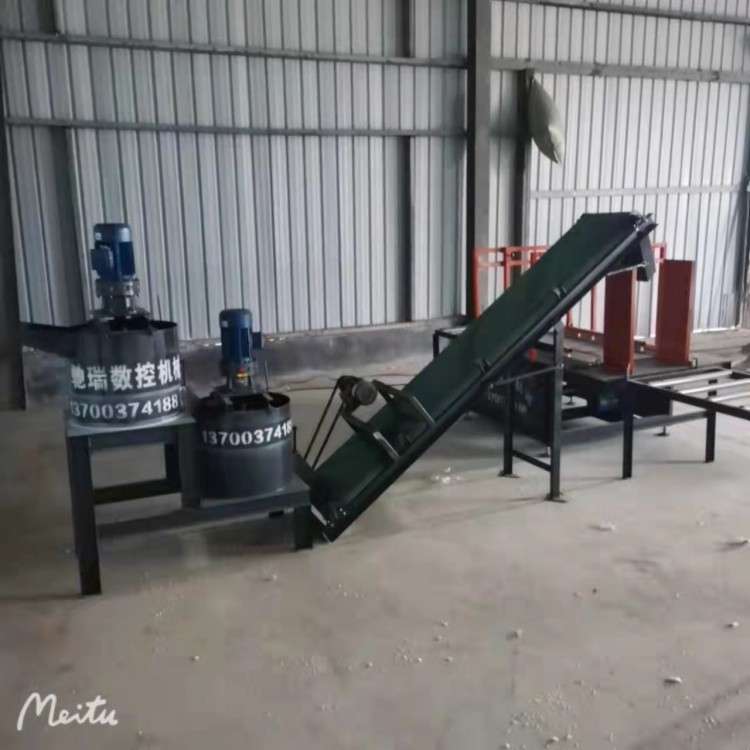 EPS线条挂浆机 外墙装饰构件加工机械设备 泡沫线条过浆机