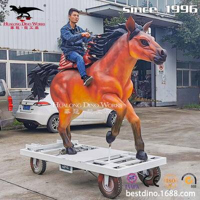 仿真马踏飞燕坐骑马儿动物 大型动物生产厂家模型动物摆件