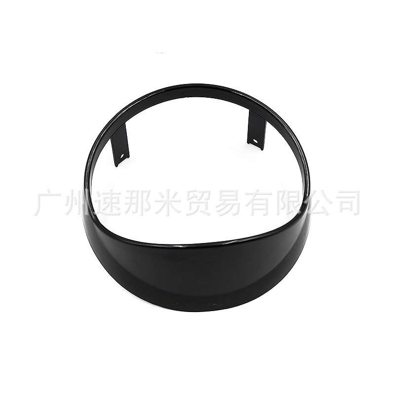 适用于比亚乔改装GTS300改装前大灯框大灯罩灯帽檐 雾黑灯框配件