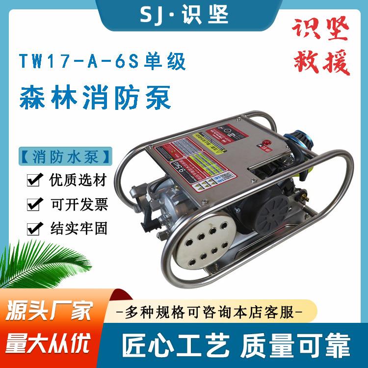 85cc气缸排量单级叶轮离心泵不锈钢材质TW17-A-6S单级手启动水泵