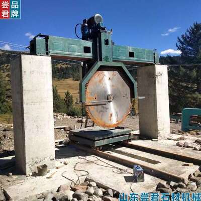 贵州石材机械 桥式切割大锯 圆盘锯石机 全自动液压锯 石料改石机