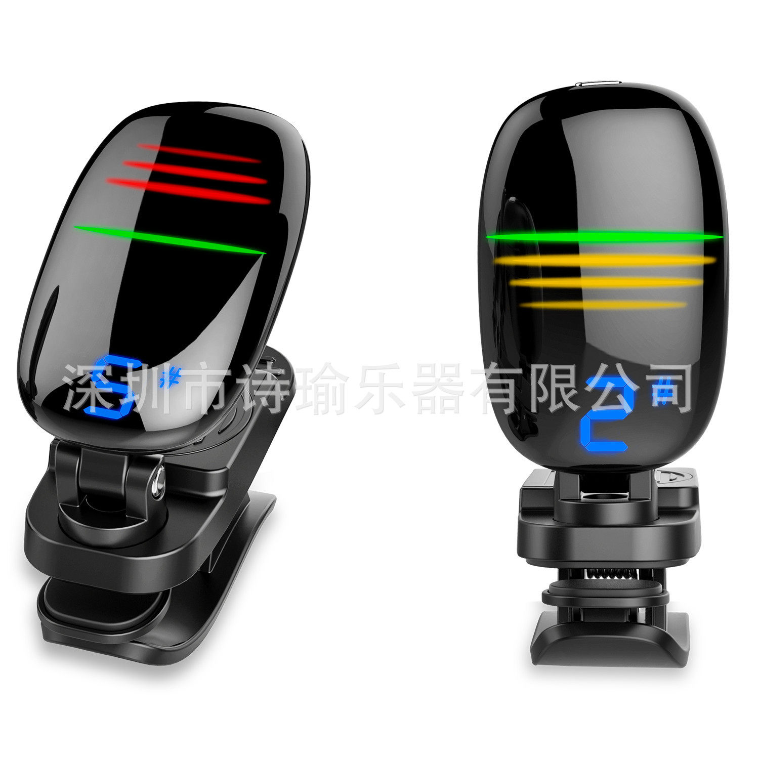 FZONE伏荣FT-16吉他调音器彩屏高灵敏度音准变色乐器通用调音器