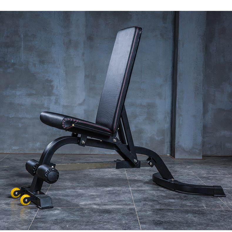 哑铃凳家用健身专业卧推可调多功能飞鸟训练椅仰卧起坐健身器材