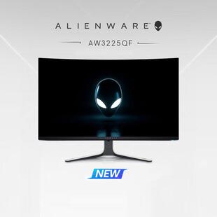外星人ALIENWARE32英寸曲面显示器低蓝光游戏电脑高刷屏AW3225QF