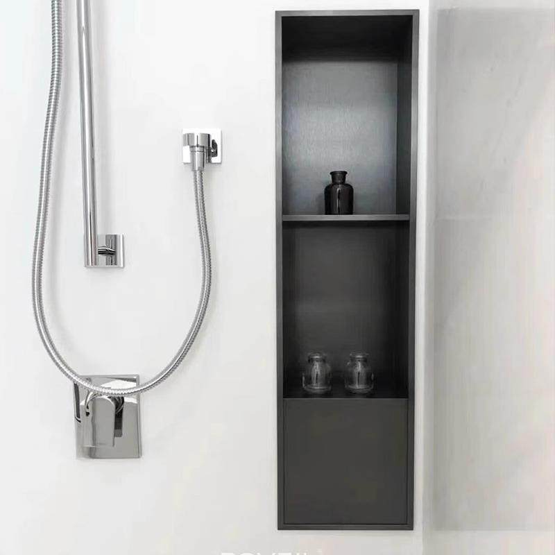 新款不锈钢壁龛隔板卫生间浴室金属嵌入式柜淋浴房成品收纳置物架,3C数码配件,USB灯,淘宝优惠券,粉丝福利购,淘宝优惠卷
