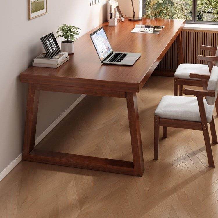 实木书桌家用现代简约办公桌电脑桌卧室学习桌小户型学生写字桌子