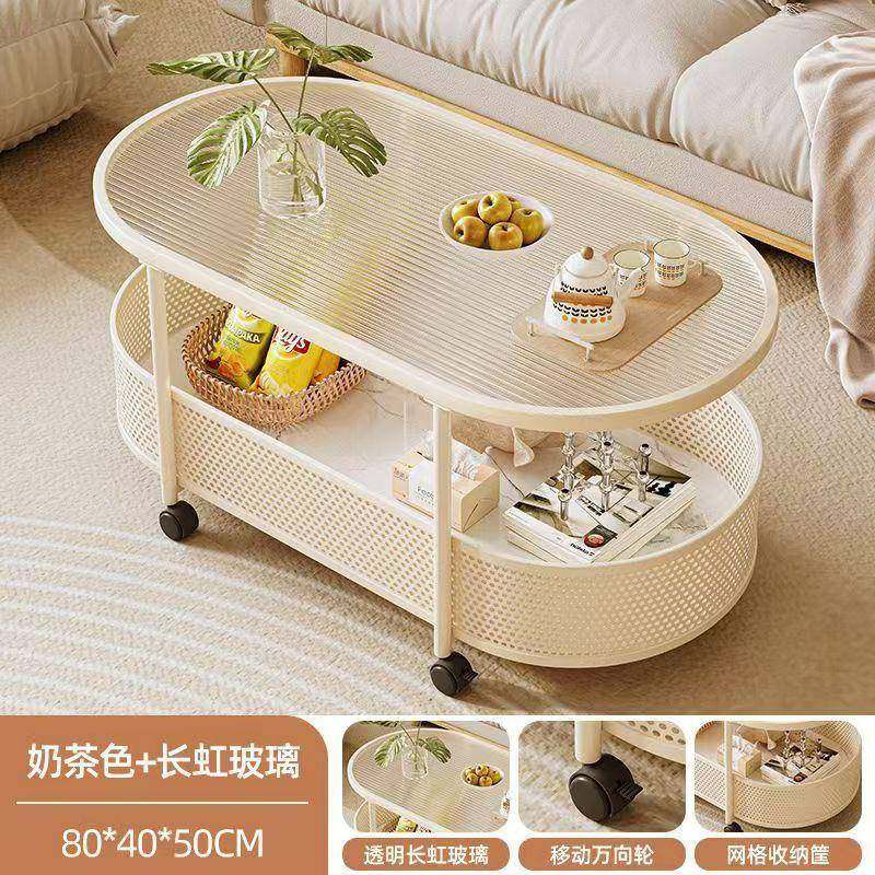 奶油风轻便可移动边几茶几沙发简约收纳小推车小户型客厅侧边带轮,鲜花速递/花卉仿真/绿植园艺,割草机/草坪机,淘宝优惠券,粉丝福利购,淘宝优惠卷