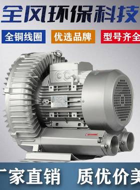 RB-71D-33KW高压漩涡风机3000W单叶轮漩涡鼓风机3kw高压旋涡气泵