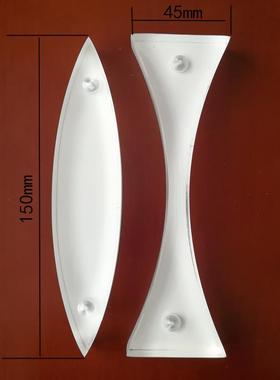 直销亚克力透镜柱镜大号磁吸式15cm双凸双凹物理光学演示实验