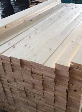 现货直发高等级云杉樟子松白松定尺规格板可按需改尺实木