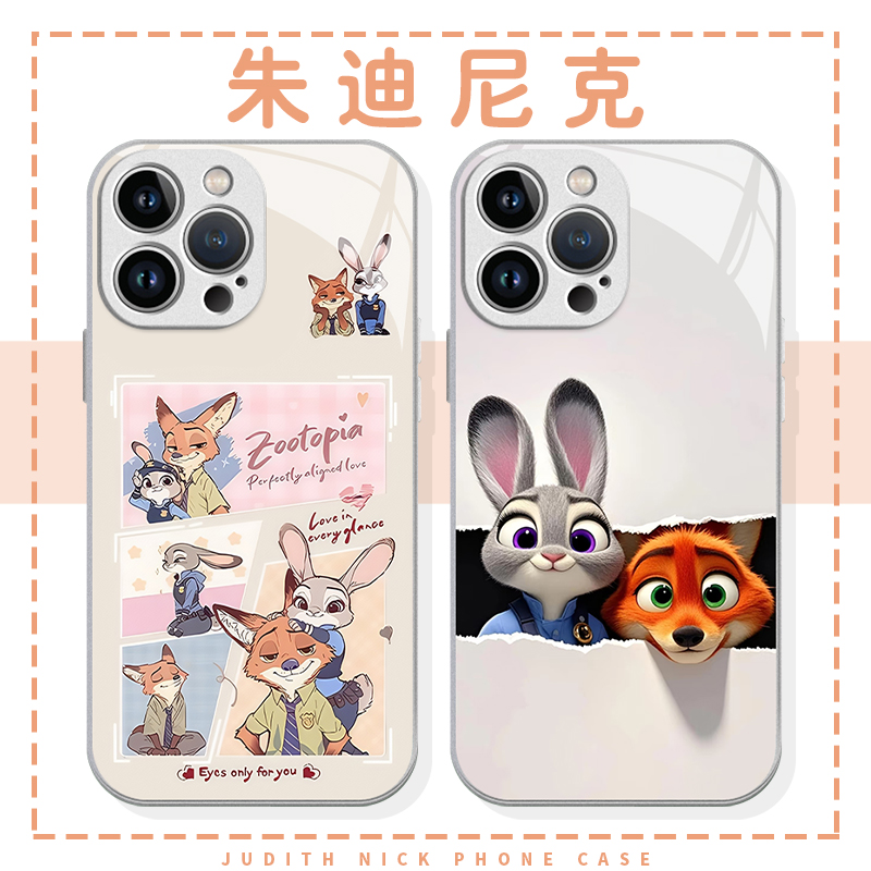 朱迪尼克手机壳疯狂动物城2苹果16华为mate60动漫iPhone15promax周边pura70一加13电影14卡通OPPO可爱40情侣x