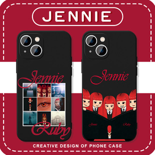 jennie手机壳苹果16华为mate60ruby金珍妮iPhone15promax明星pura70小米14周边OPPO新歌vivo专辑13应援40同款