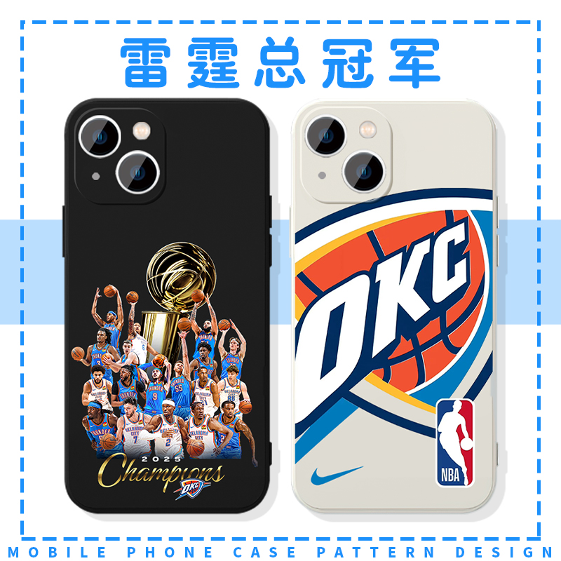 雷霆总冠军手机壳nba苹果16华为mate70球衣iPhone15Promax球队60篮球14一加13亚历山大OPPO周边vivo雷霆队40x
