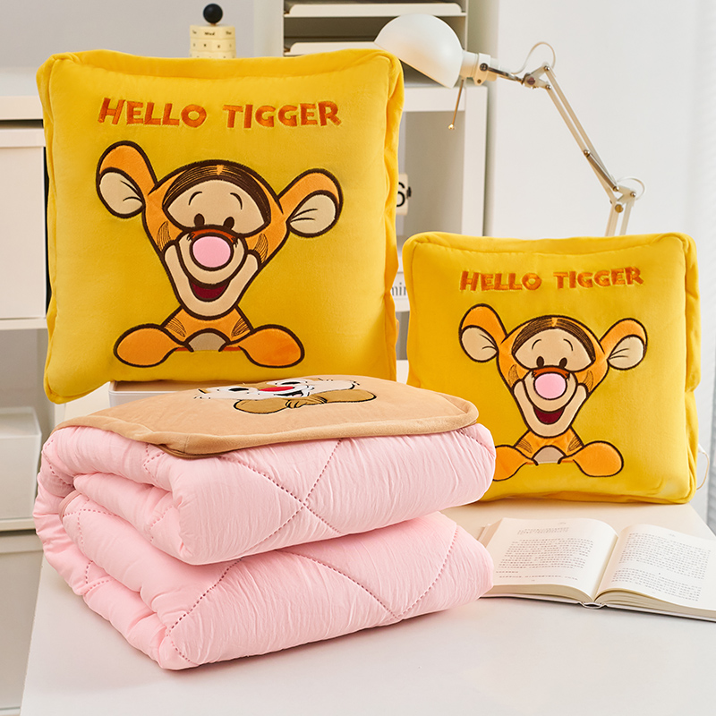 速发抱枕载子两用二合一毯子办公室午睡空调被折叠枕头车被靠枕