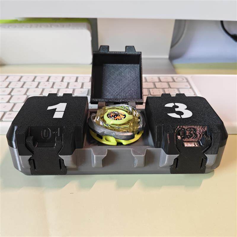 速发适用BEYBLADE+X陀螺收纳盒战斗陀螺收纳盒独立盖子陀螺收纳盒