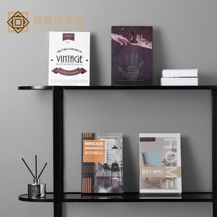 速发居摆件假约模型简书家书书柜桌面客厅书房办公装饰品