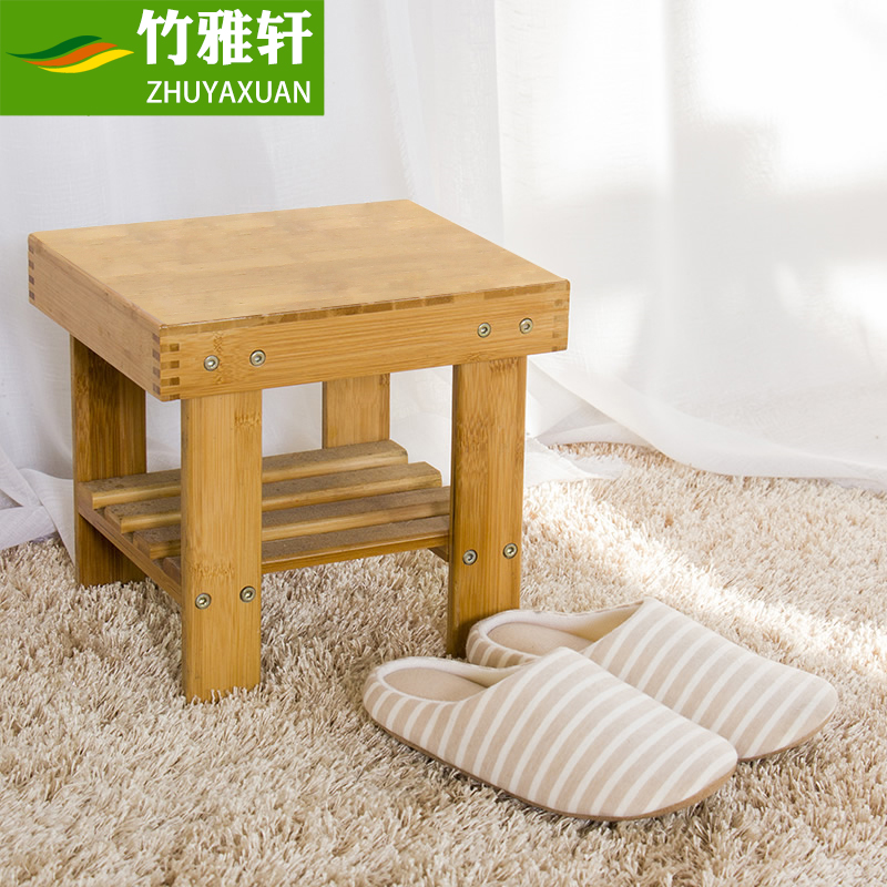 速发家用换鞋凳鞋柜实木门口鞋柜鞋架简约款可坐式穿鞋凳省空间