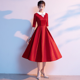 速发学院风大合唱演出服长裙学生毕业装 团持人指挥 舞服合唱主台装