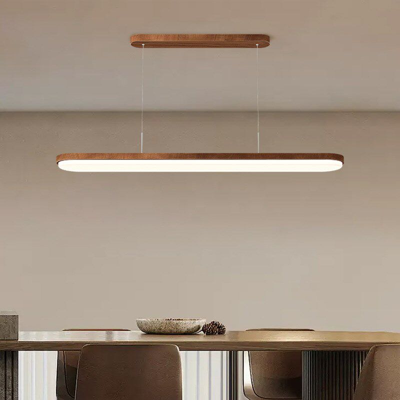 速发胡桃木色简厅客用灯吸顶灯鹅卵石灯具大气家约卧室灯主灯