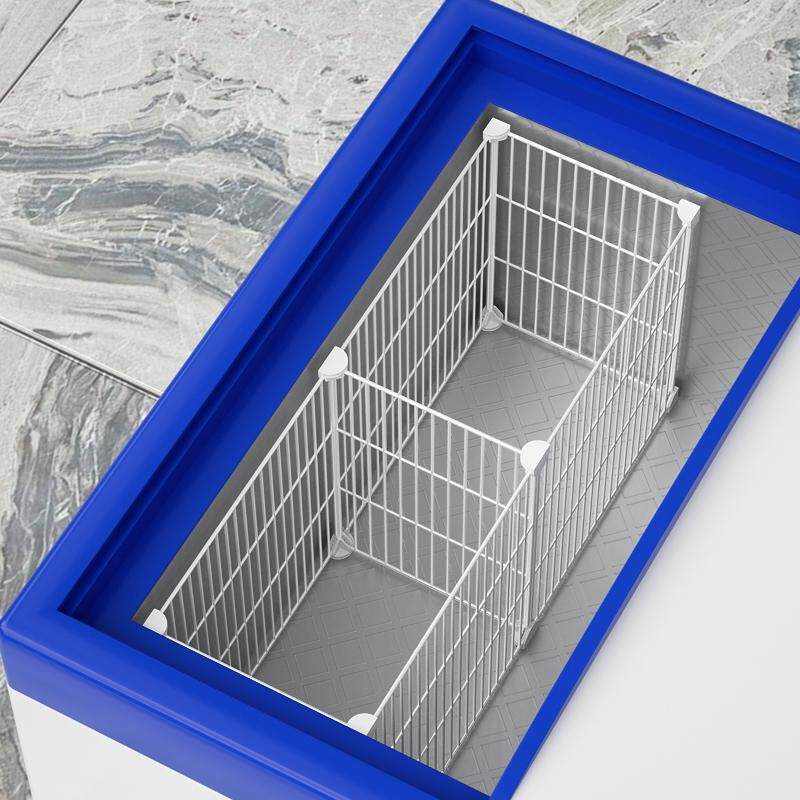 冰柜隔断分格隔断网分隔栏分隔板专用置物架收纳筐冷柜内部分层架