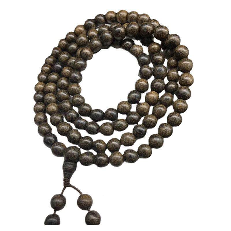 产地沉香打香手串南5698沉海手链0.8*108颗手工磨香味醇正