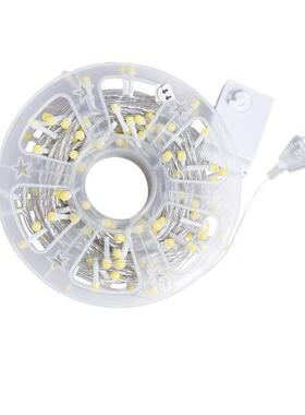 商LED户外灯灯串彩灯卷盘庭FNV院街道业工装程饰50米100米灯带