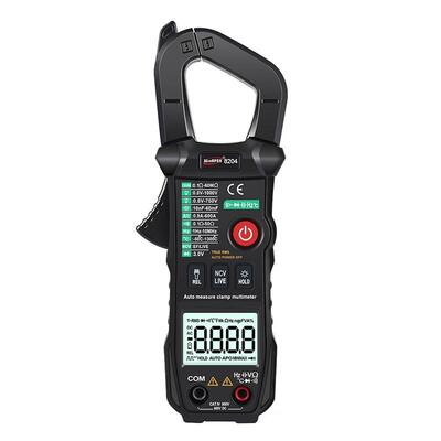 外贸汉研E式T智8204交直流钳形万用表傻测瓜钳表能自动识别量