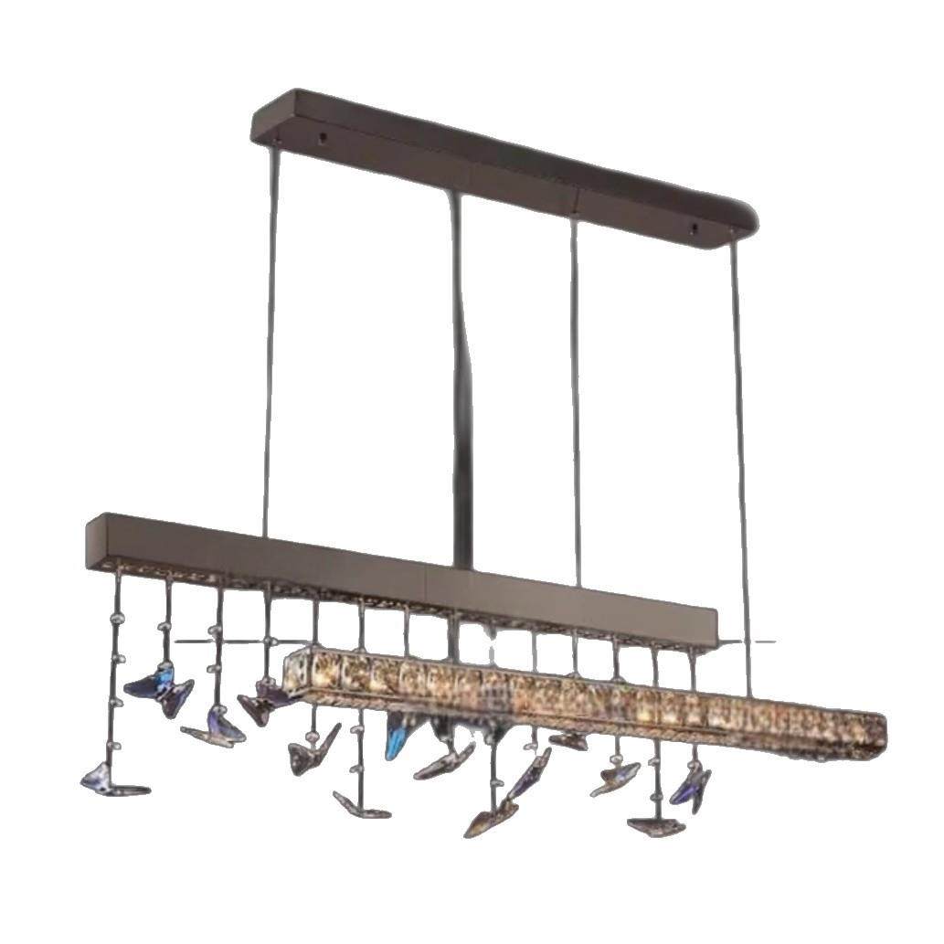 客厅吊灯后现代轻山吧奢高档水晶灯创大气设计师款餐厅台中灯意具,家装灯饰光源,智能吊灯,淘宝优惠券,粉丝福利购,淘宝优惠卷