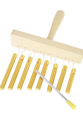 打击乐乐风铃8素风铃YXU奥尔器夫音教具敲击音管实心音铝管八音风