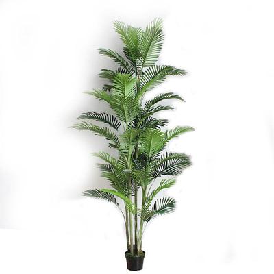 现货北欧仿仿植真MXJ散尾葵树凤尾葵盆花栽真物假卉塑料室内装饰