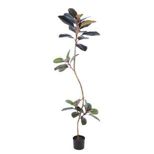 大型仿绿植盆栽内客厅家-室居装橡饰假树彩叶皮树人真造植物