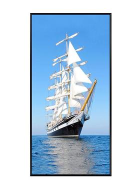 入户玄壁关装饰画过道走廊画挂风HL358景画现代约墙风水画大气单