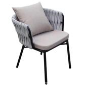 户外桌别墅庭院藤编绳沙LTP发闲茶几北欧休阳台椅子椅桌子三件套