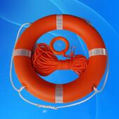 船用救援2.5KG 防汛救生圈 实心加厚塑料 CCS船检认证 国标5556