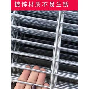 镀锌铁丝网片围栏网小孔加粗养殖网鸽舍鸟笼狗笼围网建筑钢筋网片