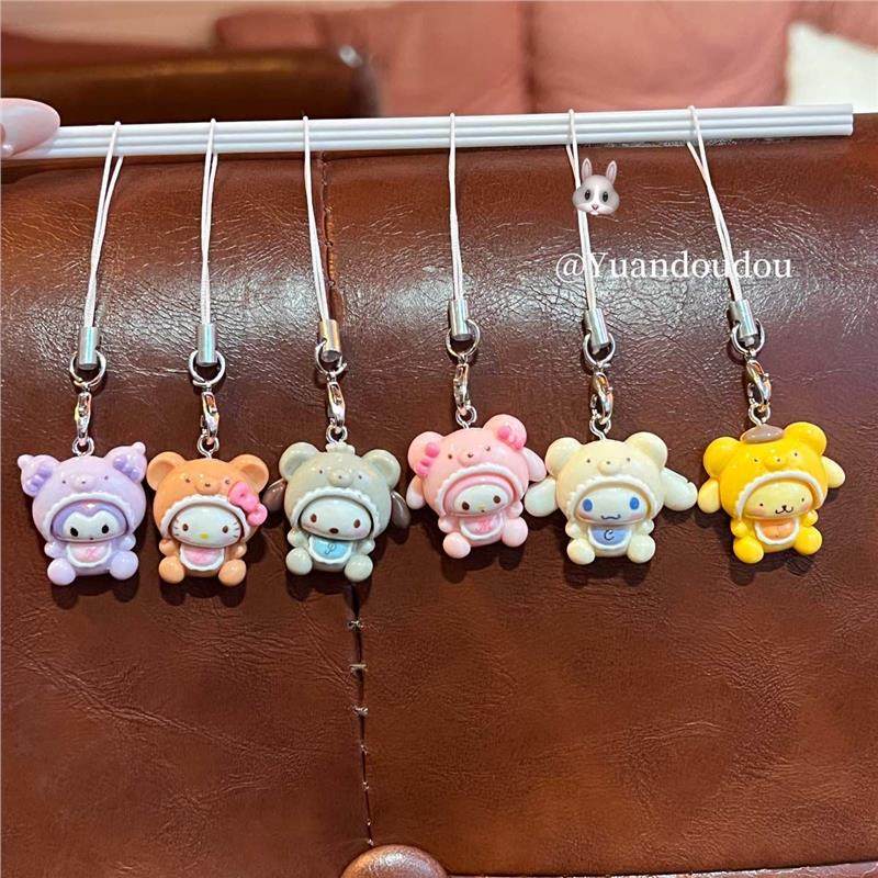 其他鸭嘴家系列kt挂件可爱呼呼美乐蒂少女心包包挂件美卡通钥匙扣