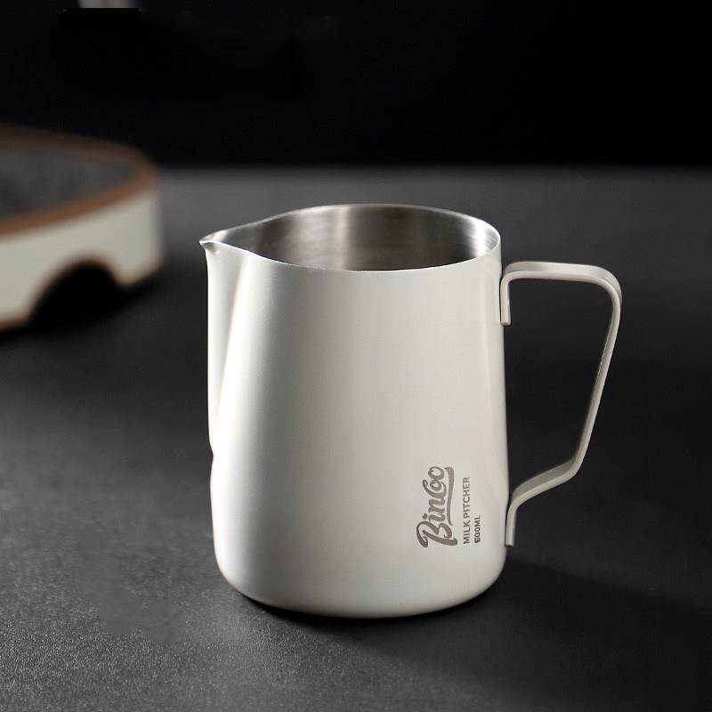 咖啡拉花缸奶泡杯304不锈钢奶泡壶尖嘴打奶缸咖啡器具奶缸拉花杯