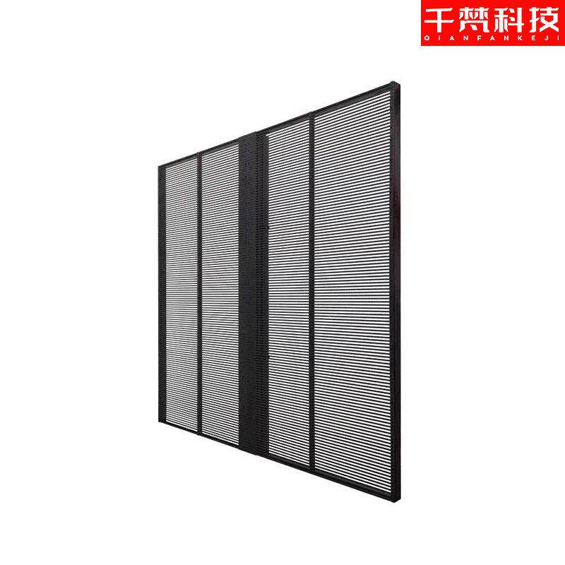 LED透明贴膜屏室内P3.91-7.82晶膜屏玻璃广告背景电子冰屏包邮