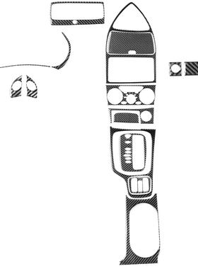 于适1111用丰田00-05款赛利a卡celic碳水纤维内饰改装挡位中控升