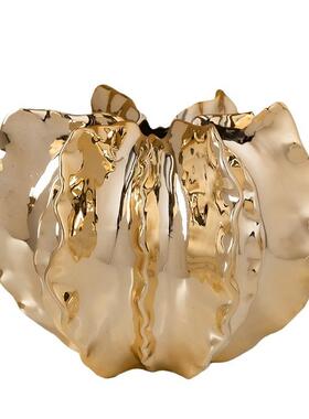 欧式极简素烧陶BB000220瓷花瓶家用客厅装创饰培干水花意瓷器摆件