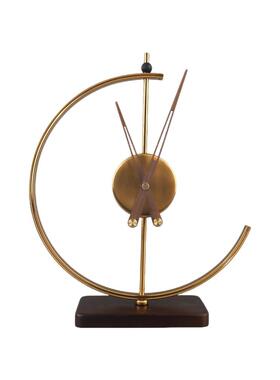 欧式1490轻奢玄高级钟时台钟桌面感摆件客厅关酒店电视柜软装家居