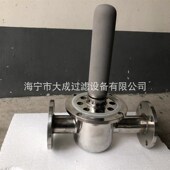 大成不锈钢蒸汽过滤器SUS304气体空气粉尘过滤器pp折叠滤芯过滤器