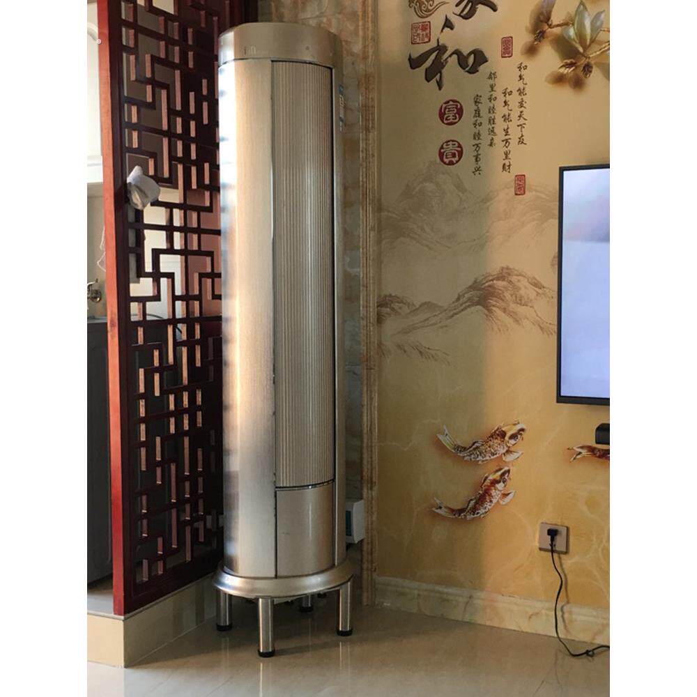 空调垫高底座不锈钢立式柜机空调架圆柱形托架加高排水椭圆形架
