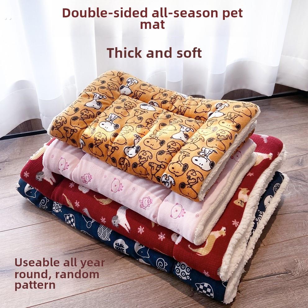 猫垫子冬季保暖加厚猫笼平台垫猫窝垫狗狗睡觉四季通用棉垫宠物垫