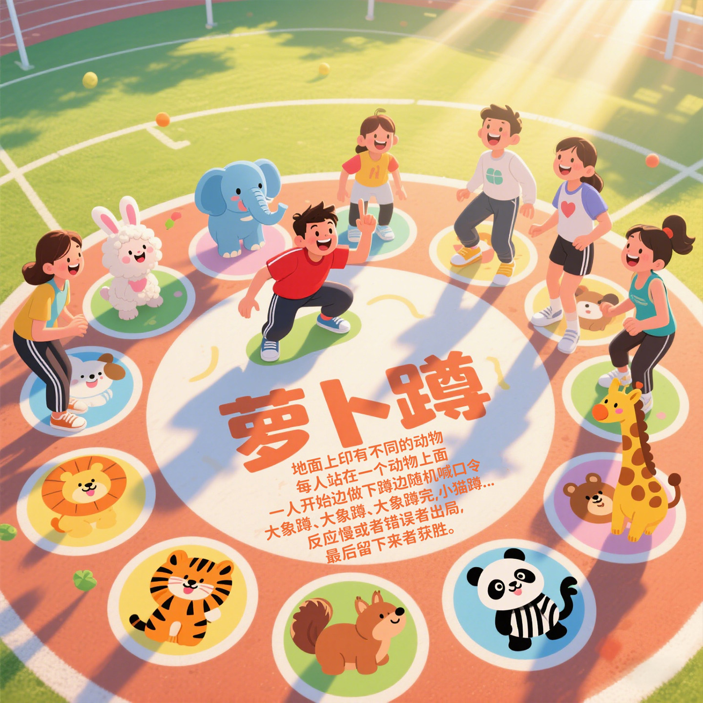 罗卜蹲游戏道具亲子户外