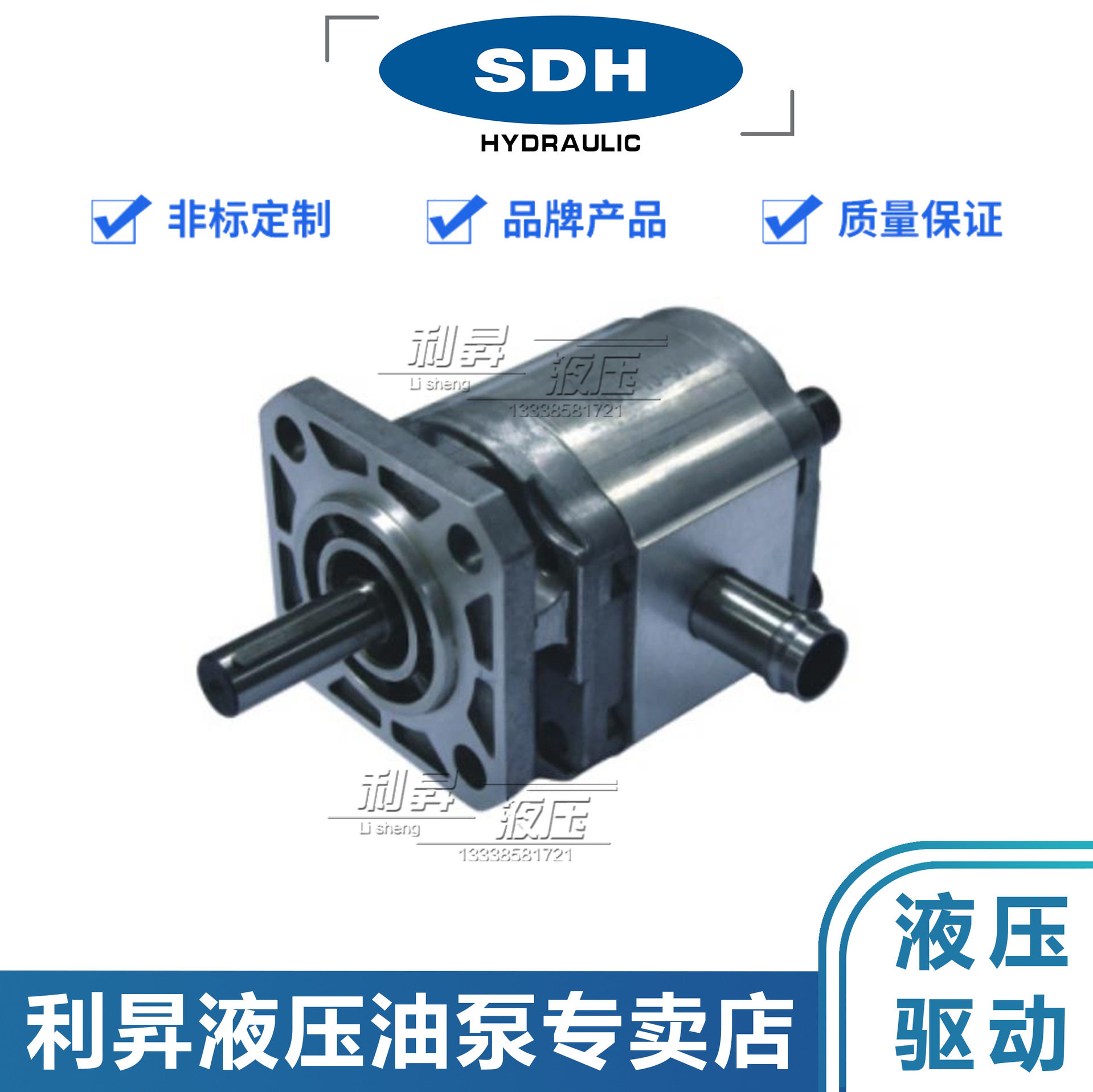 上海SDH齿轮泵CBD2-F201.3/2.0/2.7/3.4/4.1/5.1/6.1/7.4/9.1油泵图片