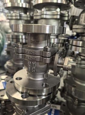 Q41F-150LBCD4MCU合金钢耐蚀不锈钢软密封球阀手动法兰球阀门