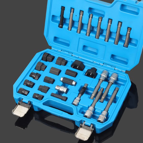 皮带轮单汽车发电机拆拆卸工具33专用装轮向齿拆卸发电机皮带工具