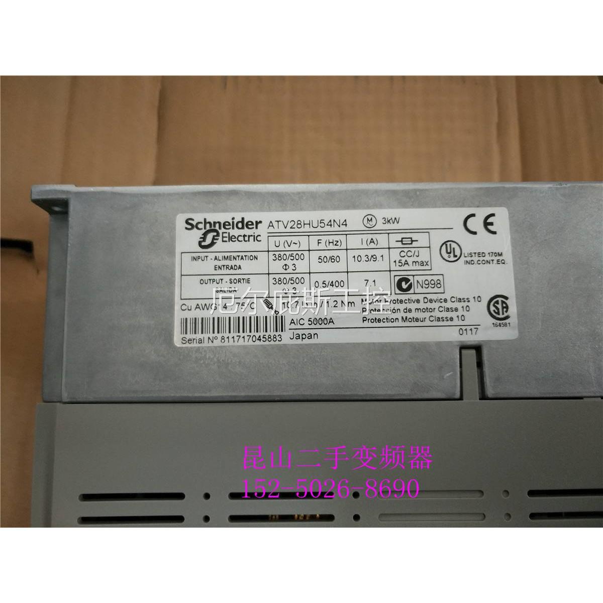 咨询二手ATV28H54N4 38U0 V 3KW 变频器二手原装质量包好议价